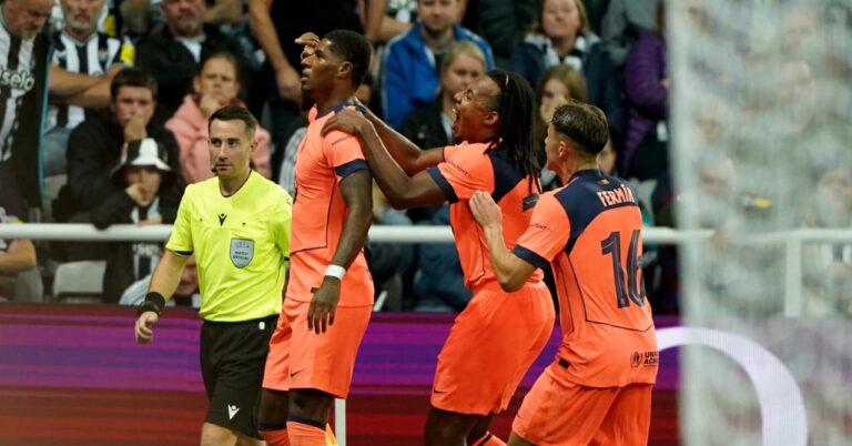 Without Yamal, it is Rashford who delights