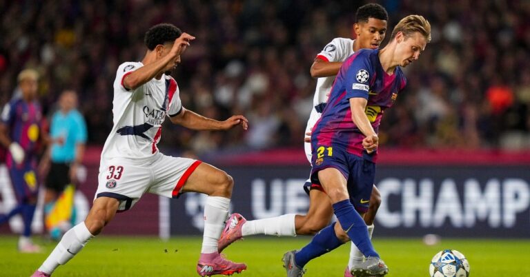 Barça - PSG: De Jong keeps his head cold