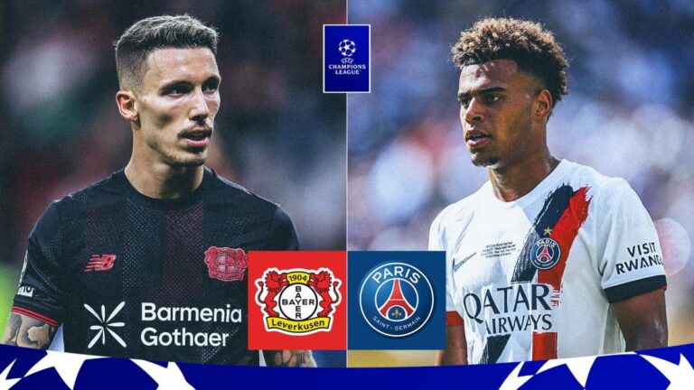 Bayer Leverkusen-PSG: probable line-ups
