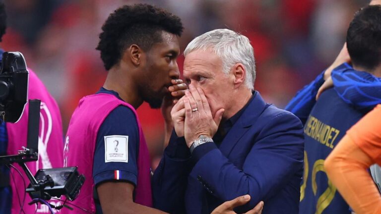 EDF: Chambrage of Didier Deschamps on the transfer of Kingsley Coman to Saudi Arabia