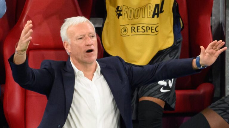 EdF: Didier Deschamps' big rant at half-time against Azerbaijan
