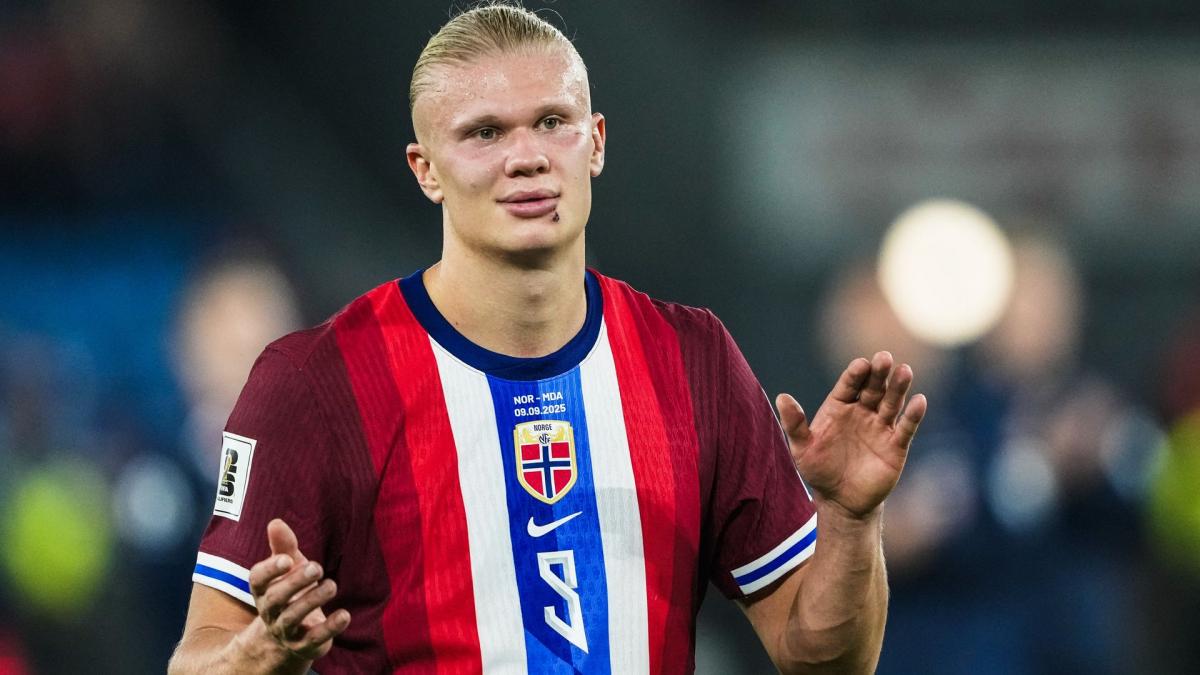 Erling Haaland released by Norway