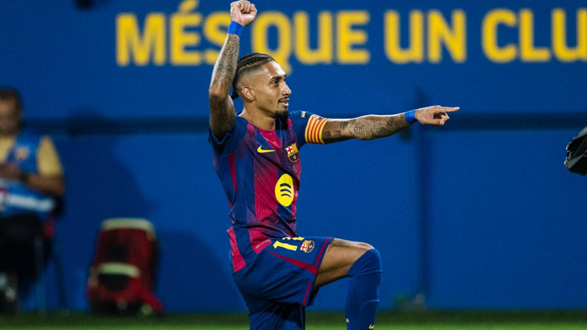 FC Barcelona: very good news for Raphinha before the Clásico