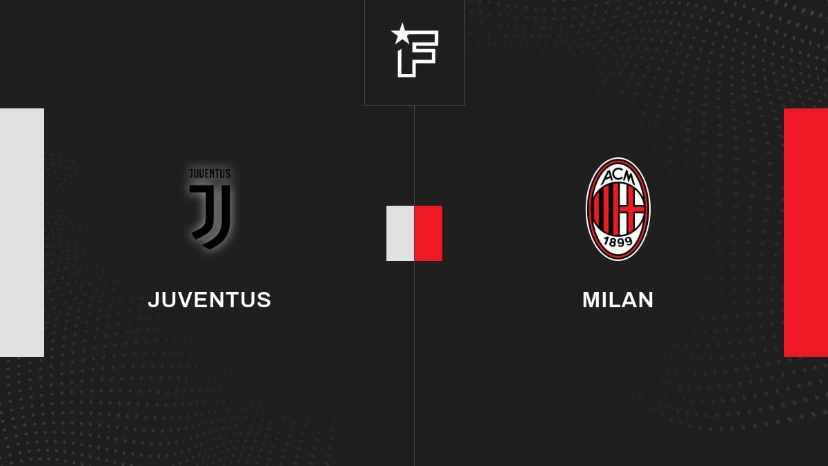 Follow the meeting Juventus Turin -Ac Milan live commented Live 20:35 - Serie a