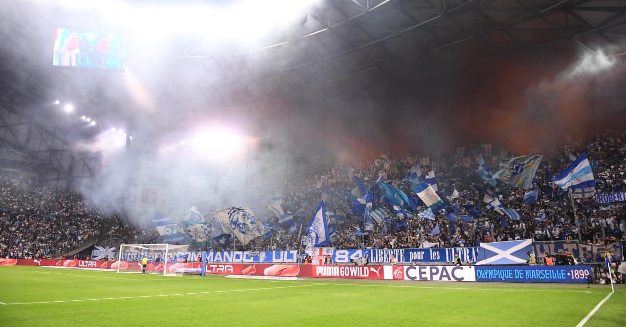 Intense emotion at the Vélodrome stadium