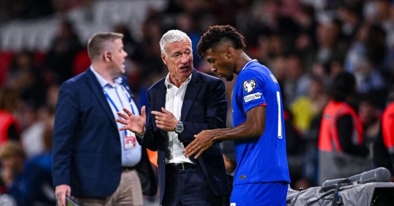 Kingsley Coman lets loose on the French team