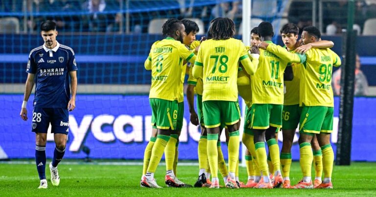 Nantes passes second against Paris FC