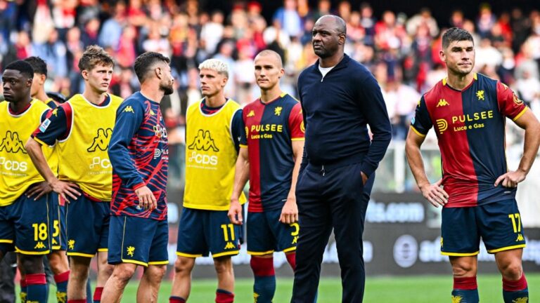 The future of Patrick Vieira at Genoa is in great danger!