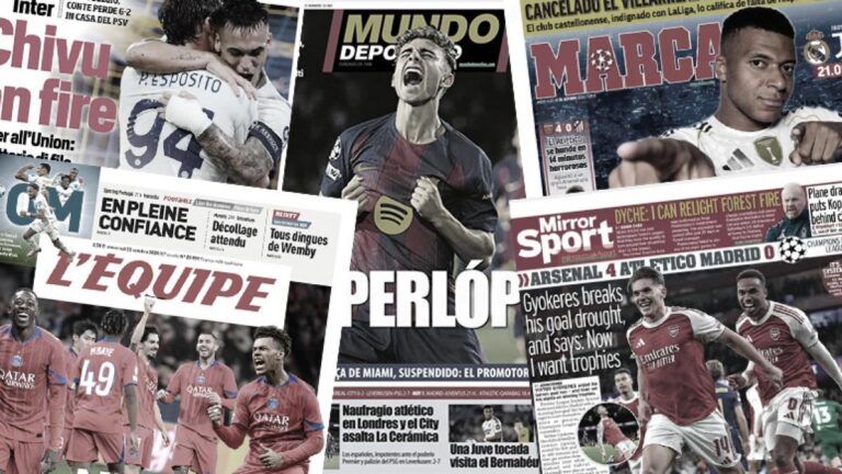 The press shocked after the historic demonstration of PSG, the new Haaland show fascinates Europe