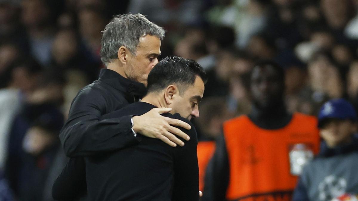 Xavi pays homage to Luis Enrique