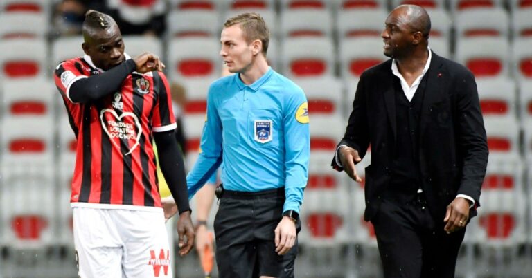 Balotelli's big charge against Vieira