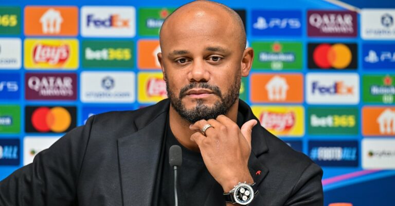 Before facing Paris, Kompany pulls out all the stops to put PSG to sleep