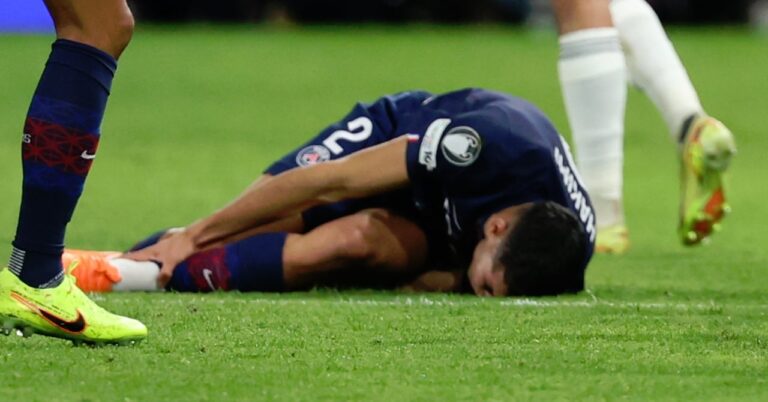 Achraf Hakimi, disaster at PSG