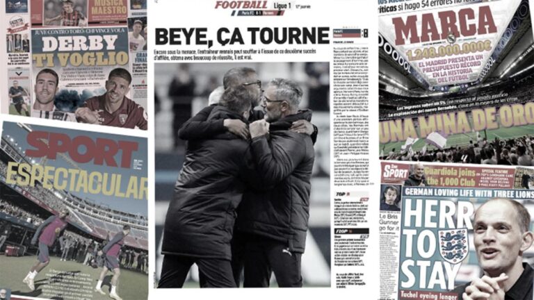 Barça's return to Camp Nou ignites Spain, Bellingham boils the English selection from within
