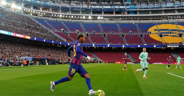 Camp Nou reopens, controversy breaks out