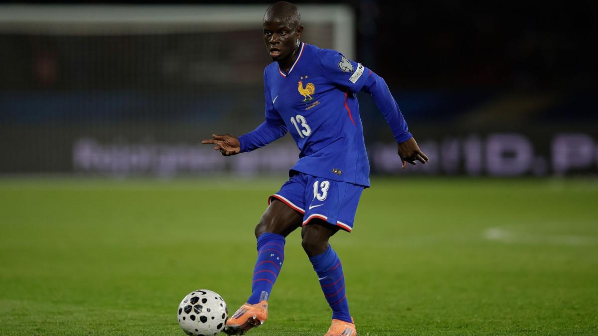 French team: the tireless N’Golo Kanté has once again impressed the Blues