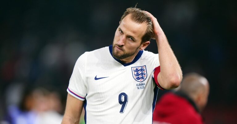 Harry Kane, he lets go completely