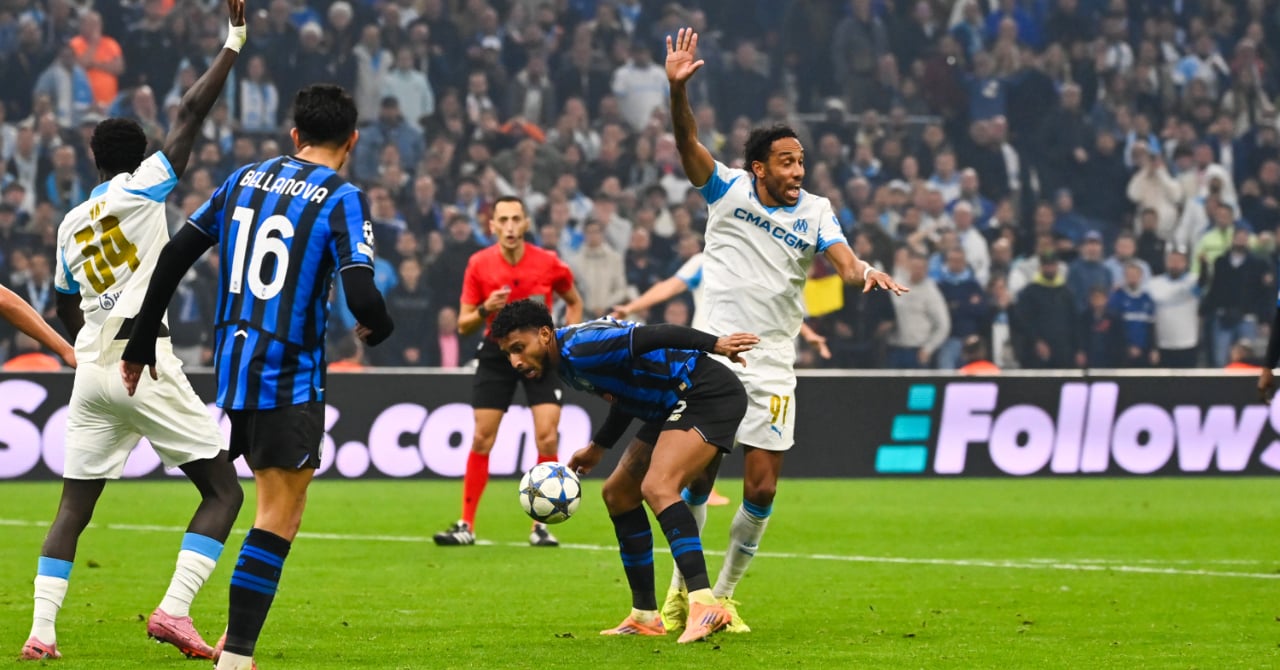 OM-Atalanta, why there was no penalty according to the referee