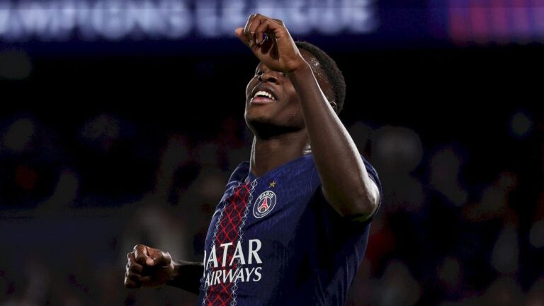 PSG: Nuno Mendes comes out at half-time against Tottenham