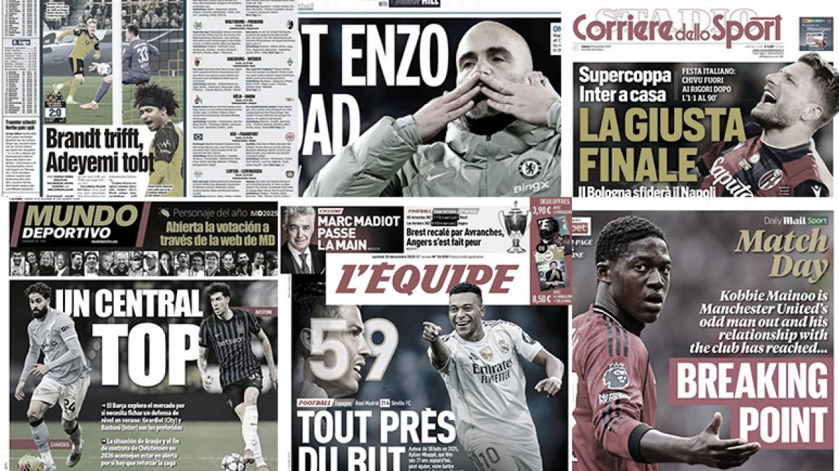 Barça targets two huge stars for its defense, breaking point between Kobbie Mainoo and Manchester United