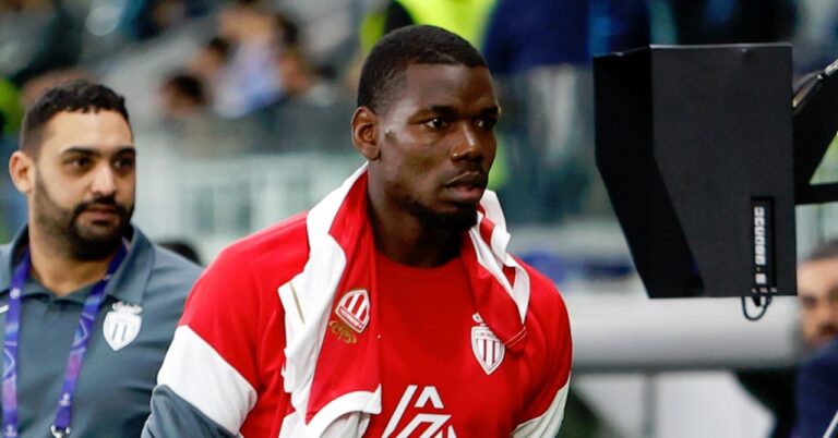 Pogba, the sentence falls