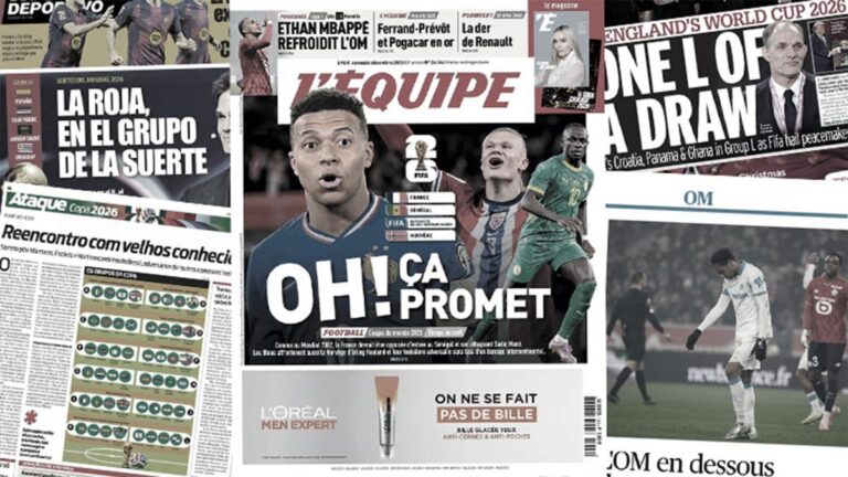 The World Cup draw causes a scandal, the press is worried about OM
