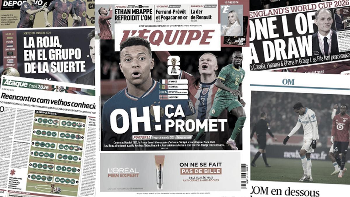 The World Cup draw causes a scandal, the press is worried about OM