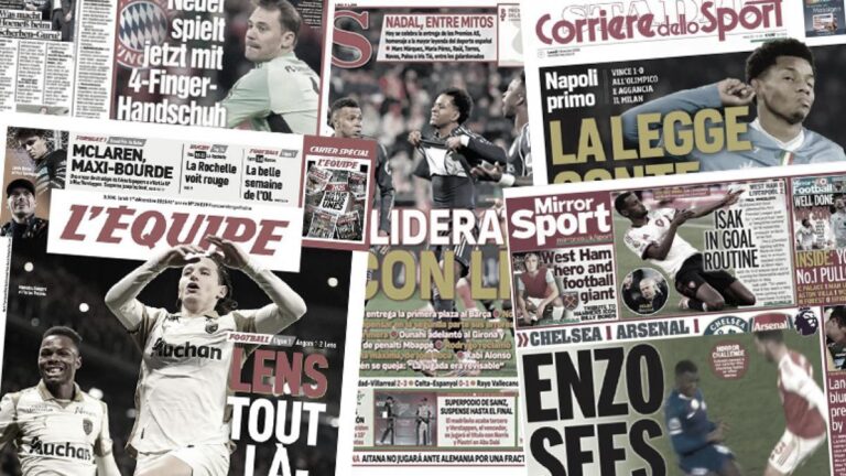 The press kneels before the surprising RC Lens, it's war for Julian Alvarez