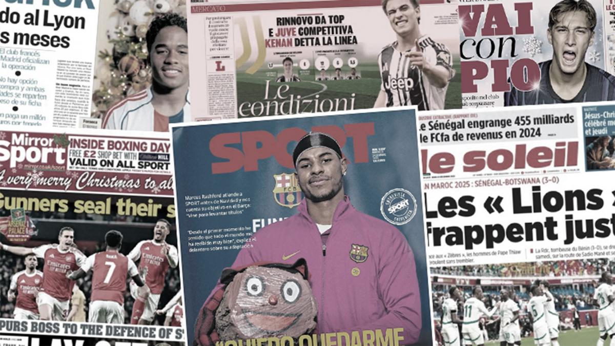 Barça's XXL casting for its central defender, Nico Paz, climates Real Madrid
