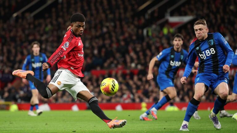 Premier League: Manchester United held by Bournemouth in a completely crazy match