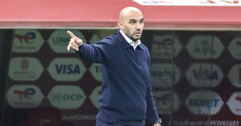 Walid Regragui thrown out