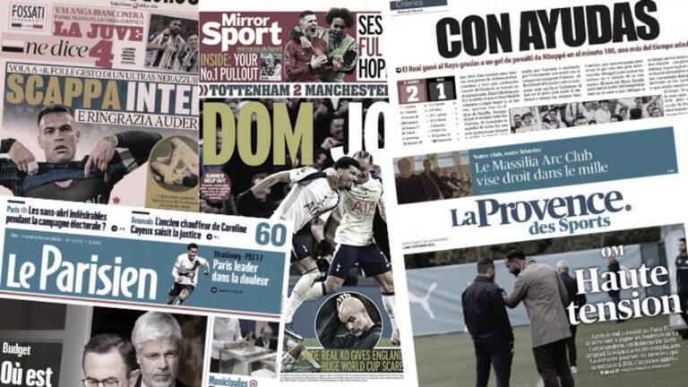 Total chaos at OM thrills the press, England trembles with fear after Bellingham's injury