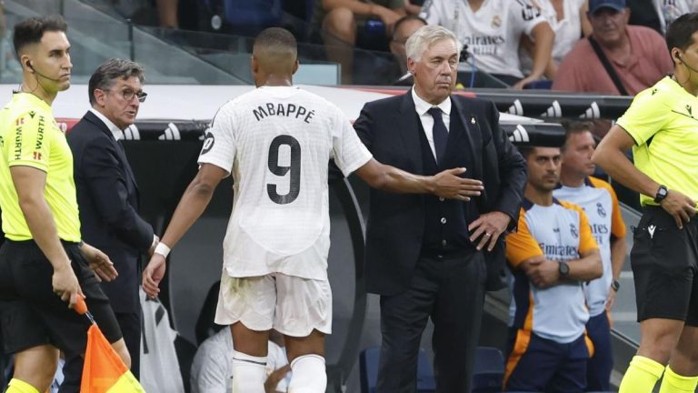 Carlo Ancelotti empties his bag on Kylian Mbappé