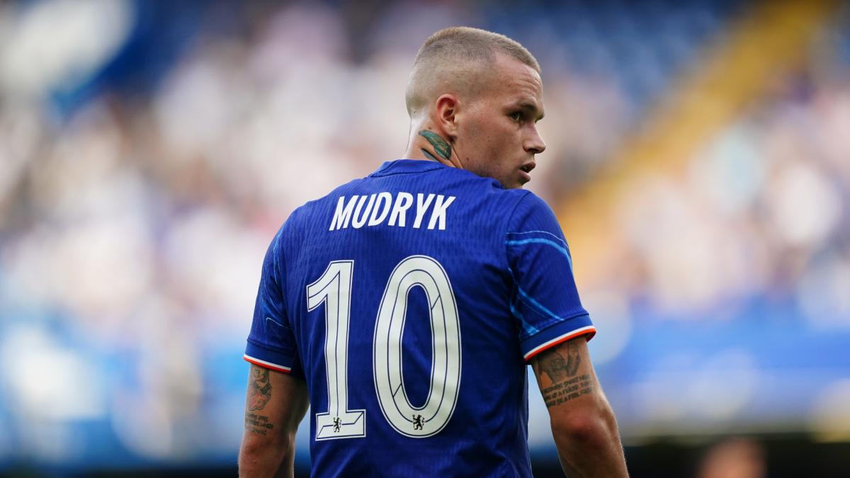 Mykhaïlo Mudryk back in training with an English D7 club