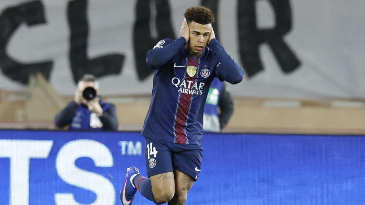 PSG: Désiré Doué's quick goal to open the scoring against Metz