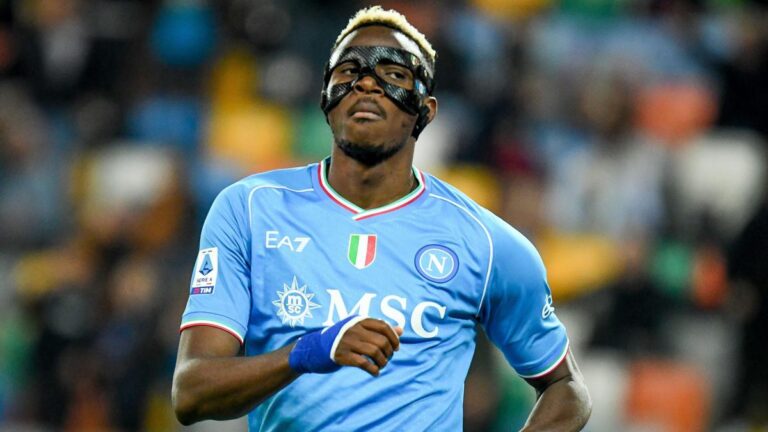Victor Osimhen settles accounts with Naples