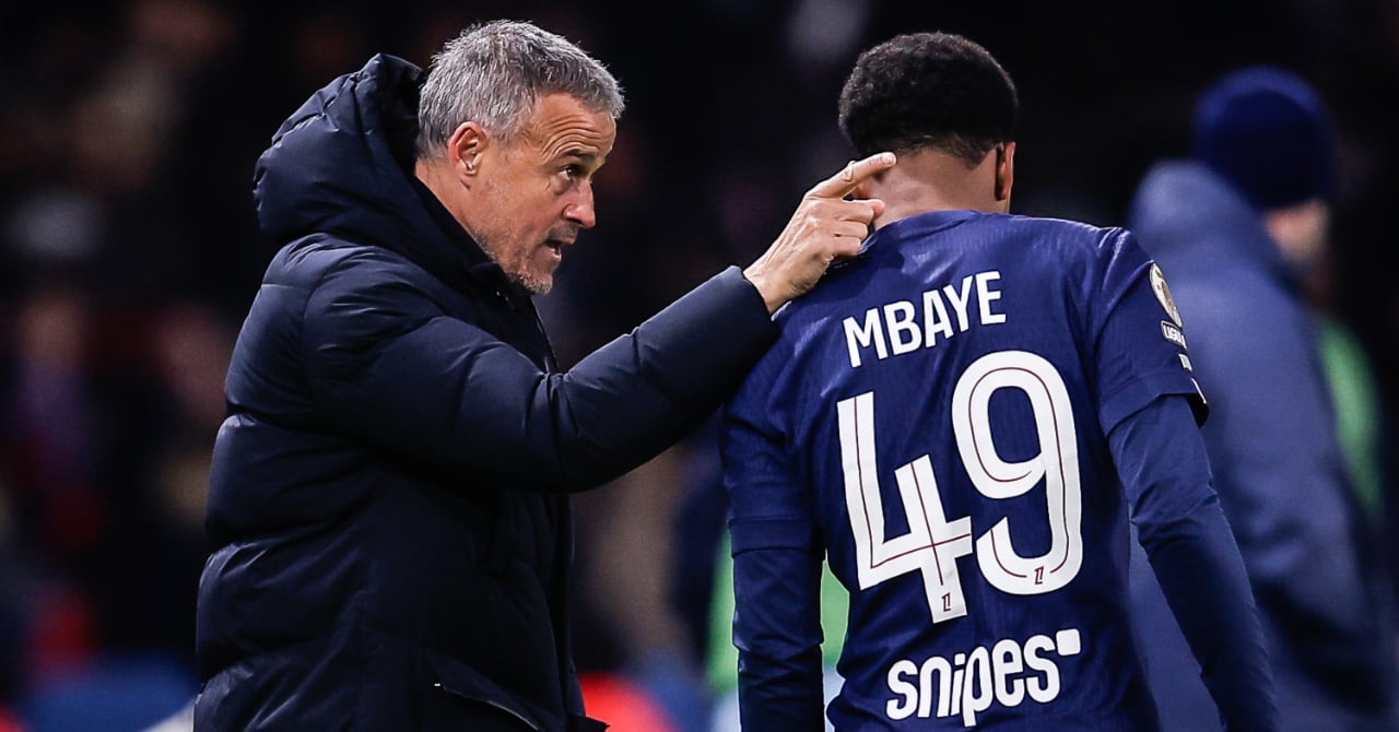 PSG, the downgrading of Ibrahim Mbaye confirmed by Luis Enrique