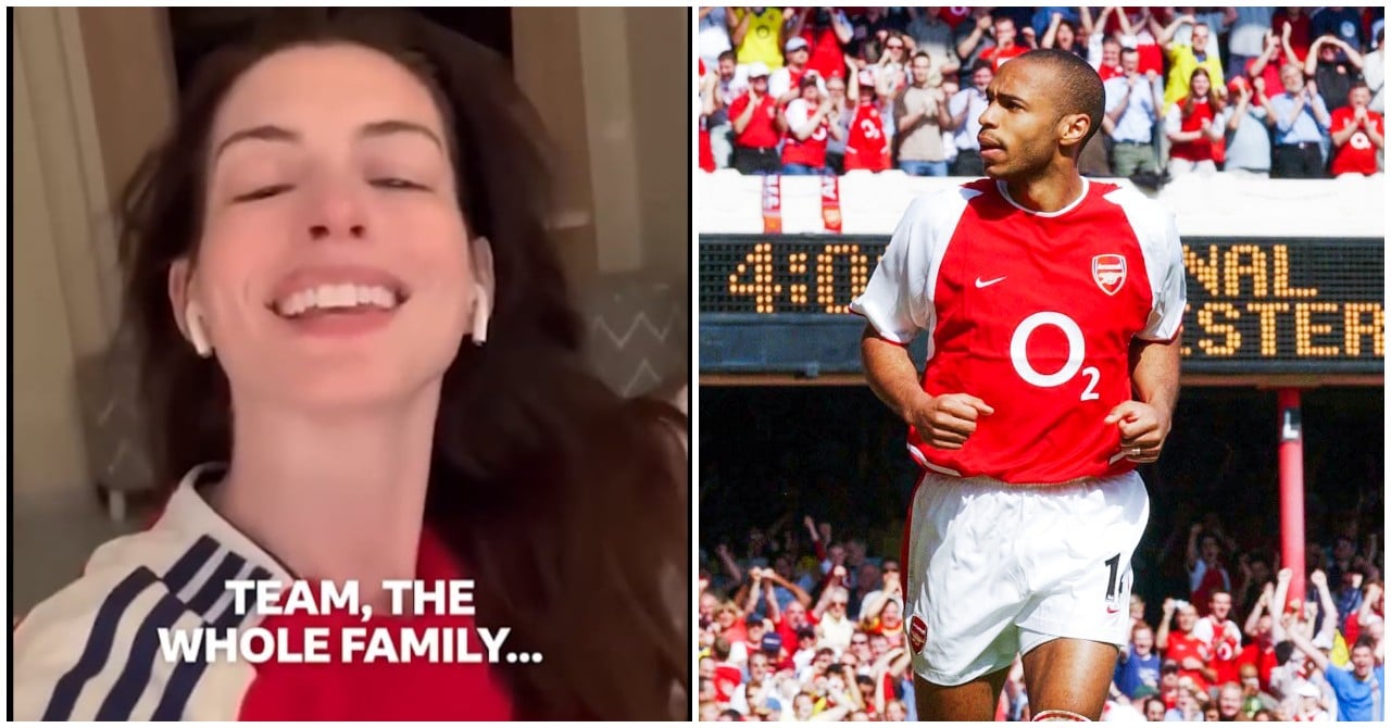 Anne Hathaway and Thierry Henry, love at first sight explained