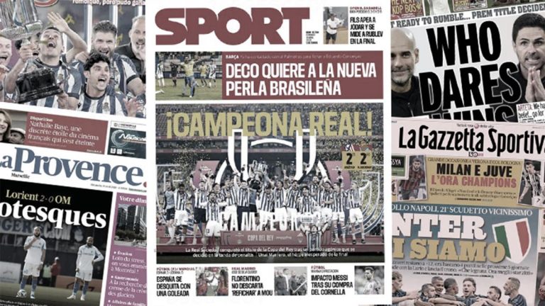 FC Barcelona rushes towards a Brazilian nugget, England gets impatient before the final for the title