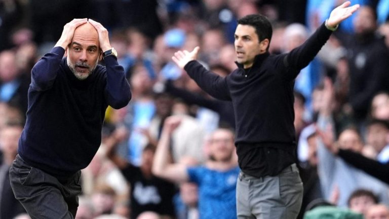 Manchester City still gives Arsenal a cold sweat for the Premier League title