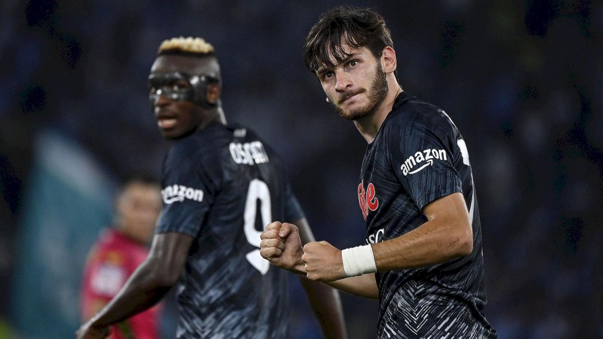 Naples: De Laurentiis regrets having listened to Conte for Kvaratslhelia