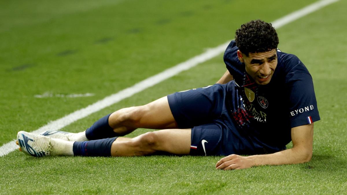 PSG: Hakimi's message after his injury