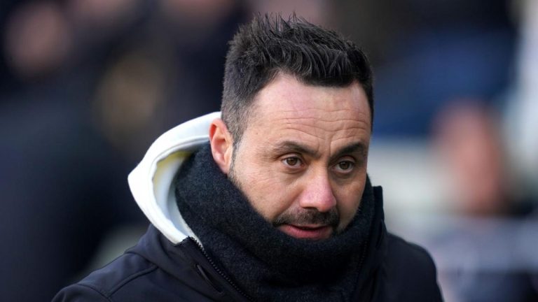 Roberto De Zerbi is not about to return to a locker room