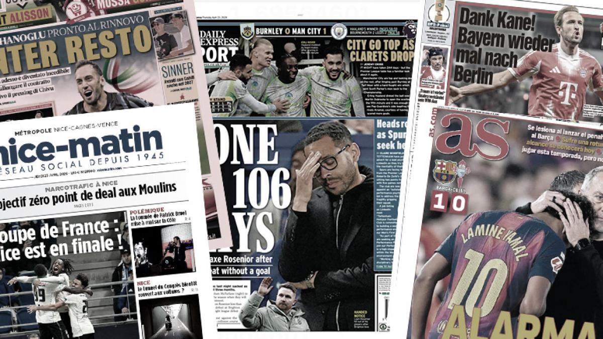 The Catalan press is already mourning Lamine Yamal, England smashes Chelsea