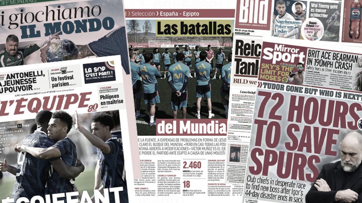 The French team's tank impresses Europe, England fears the worst for Tottenham