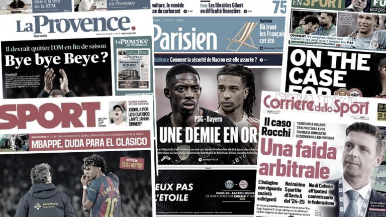 The press is getting impatient before the PSG-Bayern clash, Real Madrid's plan for Kylian Mbappé