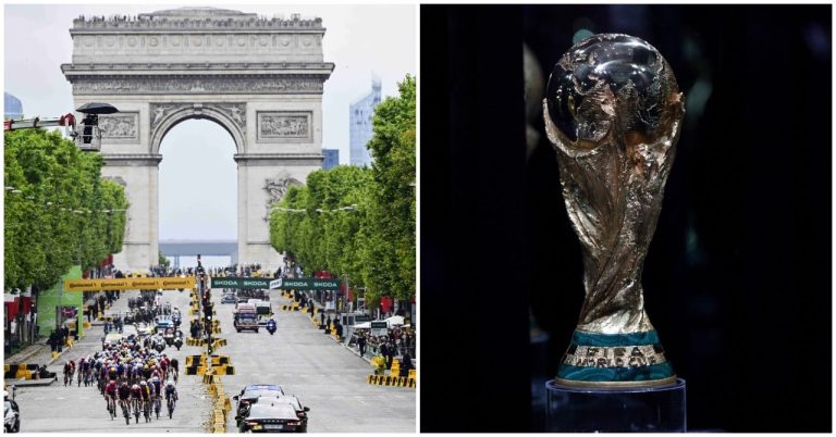 Tour de France and World Cup, a comedian incites violence