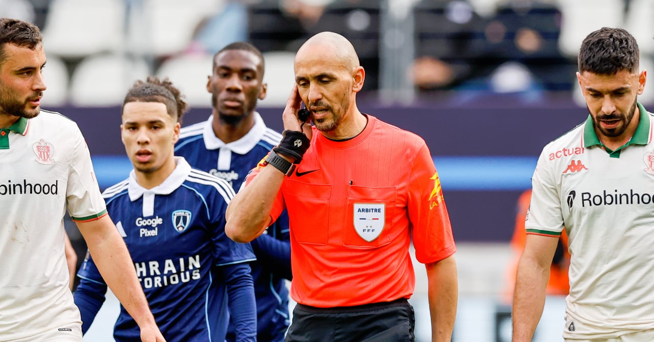 Ligue 1, it is validated for the three relegated referees