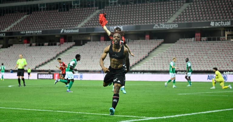 Nice remains in Ligue 1, huge disillusionment for the Greens