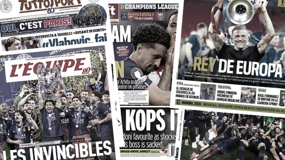 Europe is amazed by Luis Enrique, the Marseille press reacts to PSG's double